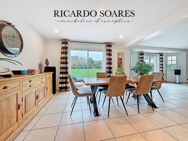 60940 ANGICOURT / PROPRIÉTÉ D'EXCEPTION / GRANDS VOLUMES / 235m2 / 5 CHAMBRES / DOUBLE GARAGE / TERRAIN 1373m2