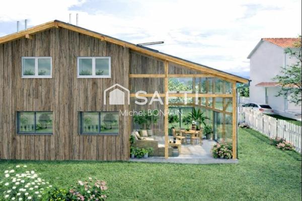 Terrain viabilisé et libre de constructeur avec Permis de Construire accepté