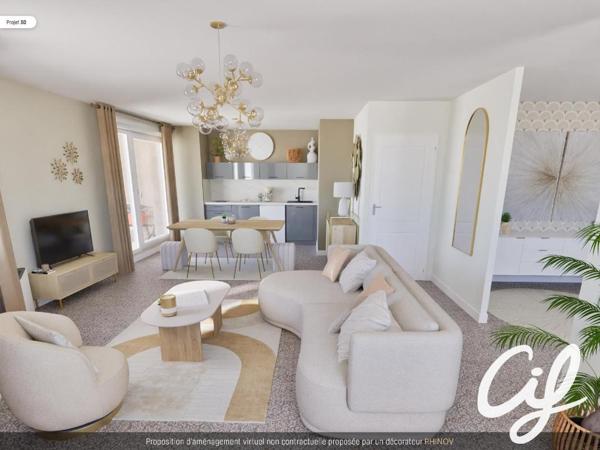 Appartement T2 NANTES Bottière - Chénaie - 38.47 m2  138 000 Euros