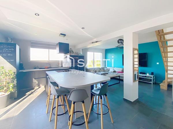 Maison moderne 6 pièces avec jardin et garage à 7 minutes de la mer