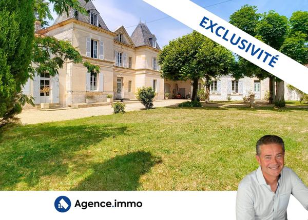 À vendre - Maison de maître, 17 pièces situé à Cravans (17260)