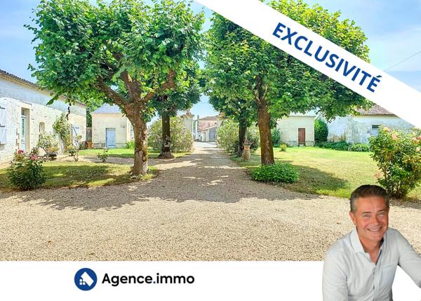 À vendre - Maison de maître, 17 pièces situé à Cravans (17260)