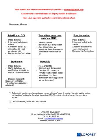 Location appartement Montreuil - 2 pièce(s) - 45 m² - 1 100 € / mois