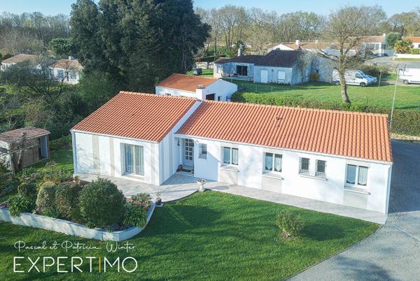 La Garnache (85710) Maison 151m², 3 chambres + bureau 27m², centre ville