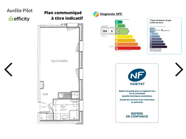 Appartement 1 pièce - 31 m² Exclusivité