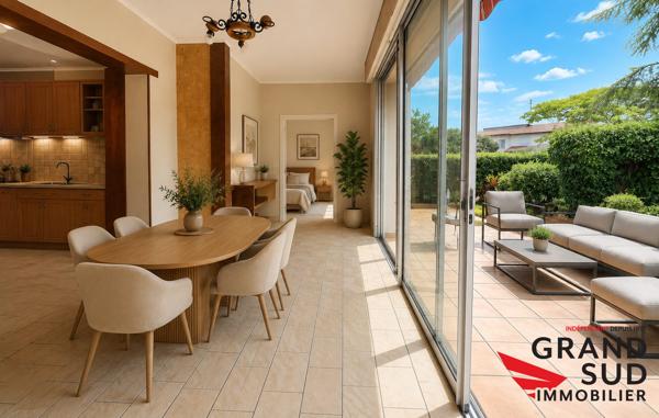 Appartement de type 3 avec cave, parking, terrasse et jardin