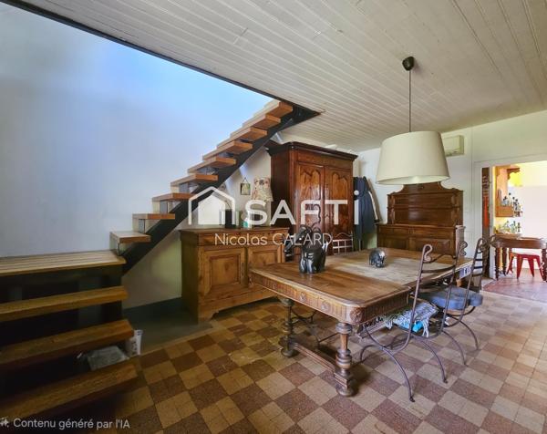 Maison mitoyenne au calme