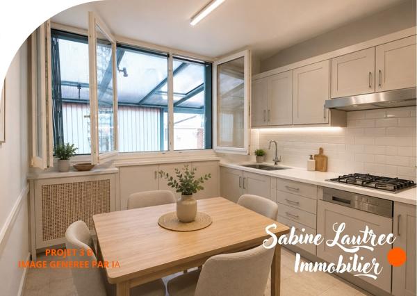 Proche stadium Maison lumineuse avec jardin, garage et possibilité de logement indépendant