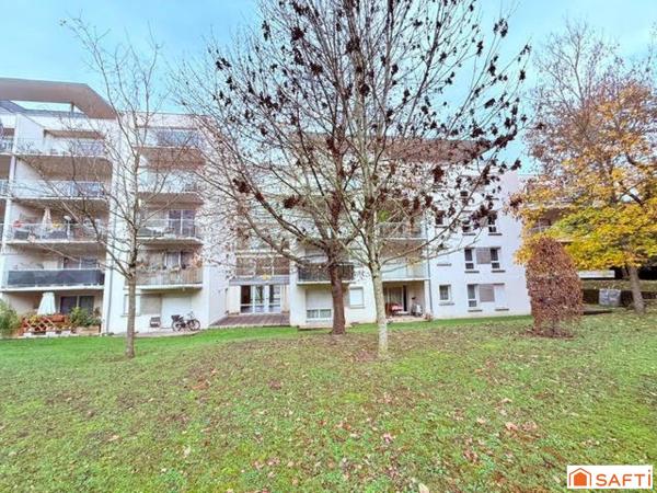 Appartement T3 avec terrasse en rez de jardin, résidence sécurisée