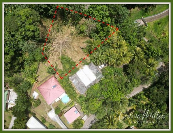 Terrain de 1 000 m² vue mer – Anses-d’Arlet, quartier Cocoyers