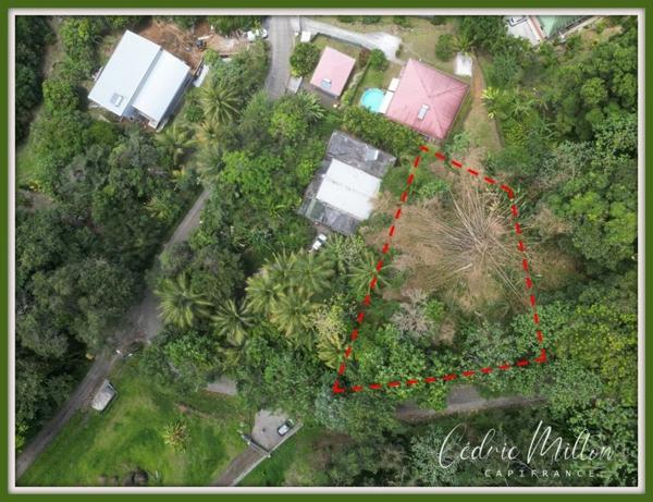 Terrain de 1 000 m² vue mer – Anses-d’Arlet, quartier Cocoyers