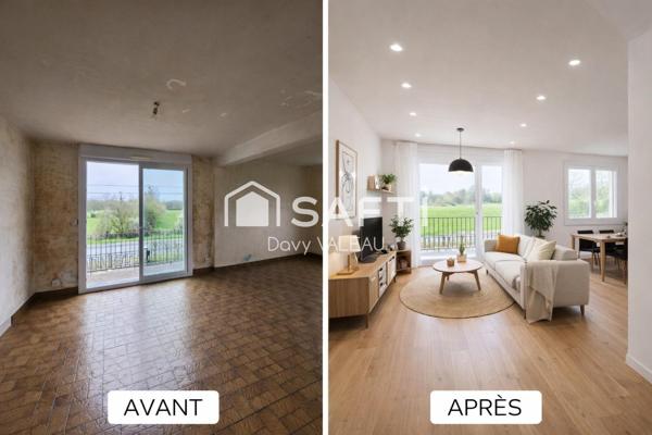 Maison 4 chambres de 95m² sur 2200m² de terrain