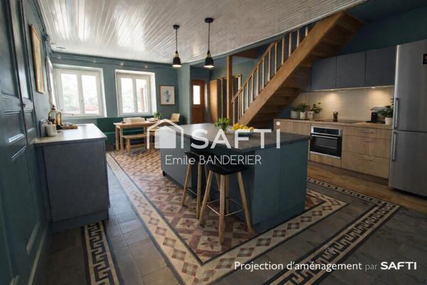 Maison dans village calme proche Clairvaux les lacs