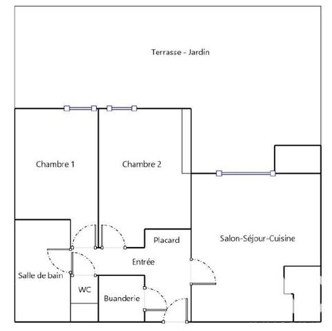 Appartement à vendre 4 pièces 70 m² Reims
