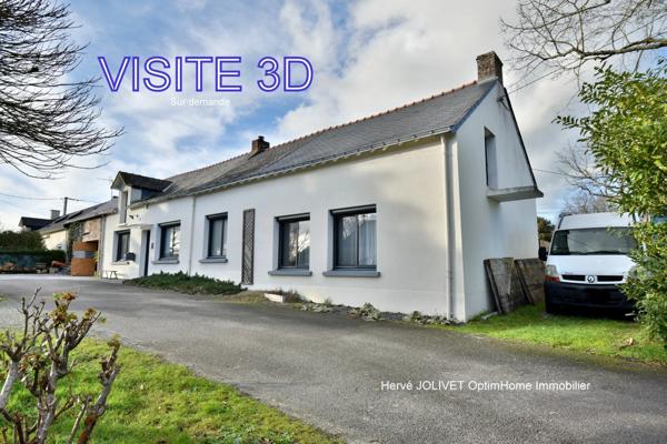 MAISON EN PIERRE PLAIN-PIED 4 CHAMBRES + BUREAU + DEPENDANCES + JARDIN