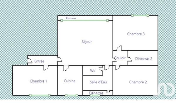 Appartement à vendre 3 pièces 68 m² Ivry-sur-Seine