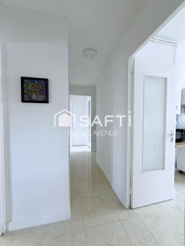 A SOISSONS 02, QUARTIER MAUPAS, APPARTEMENT 4 P. AVEC BALCON, CAVE ET GARAGE.