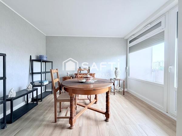A SOISSONS 02, QUARTIER MAUPAS, APPARTEMENT 4 P. AVEC BALCON, CAVE ET GARAGE.