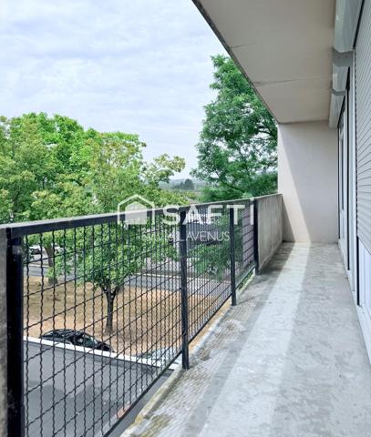 A SOISSONS 02, QUARTIER MAUPAS, APPARTEMENT 4 P. AVEC BALCON, CAVE ET GARAGE.