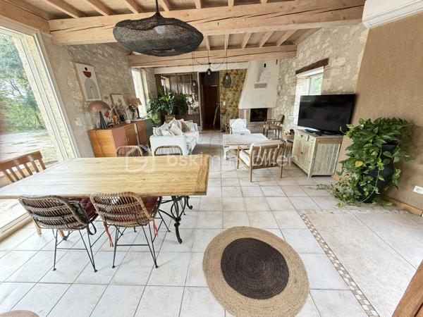 L'authenticité de la pierre, le confort d'aujourd'hui… Un véritable coup de cœur à quelques minutes de Castelculier.

Et si votre prochaine maison était celle dont vous rêvez depuis toujours ? La surprise qui vous attend est au bout de ce petit chemin privé !

À proximité de toutes les commodités et d'un hypermarché, découvrez cette magnifique longère en pierre entièrement rénovée, nichée dans un environnement privilégié où règnent calme, nature et intimité. Ici, aucun vis-à-vis : seulement une vue dégagée sur la campagne environnante et plus de 3 000 m² de terrain pour profiter pleinement de chaque saison.

Dès la porte franchie, le charme est immédiat.

La pierre, les volumes, la lumière… tout a été pensé pour créer une atmosphère chaleureuse et élégante. L'entrée, sublimée par une superbe verrière d'atelier, donne le ton et s'ouvre sur une vaste pièce de vie traversante baignée de lumière.

Le salon, agrémenté d'une cheminée avec insert, invite aux soirées cocooning tandis que la cuisine contemporaine, entièrement neuve et équipée avec des matériaux de qualité, séduira les amateurs de gastronomie. Ouverte sur la salle à manger, elle devient naturellement le cœur de la maison, un lieu de partage où famille et amis aimeront se retrouver.

Une buanderie fonctionnelle ainsi que deux toilettes indépendantes viennent compléter l'espace vie.

Côté nuit, chacun trouvera son espace.

Le rez-de-chaussée accueille une superbe suite parentale avec sa salle d'eau privative. À l'étage, un espace aménagé peut devenir, selon vos envies, un dressing, un bureau ou un coin lecture.

Une seconde chambre bénéficie d'une salle de bains à proximité.

Enfin, les combles ont été transformés avec beaucoup de goût pour offrir une troisième chambre pleine de charme, idéale pour un enfant, un adolescent ou des invités.

À l'extérieur, la magie continue…

Depuis la pièce de vie, vous accédez directement aux terrasses qui entourent une agréable piscine, véritable invitation à la détente. Imaginez les longues soirées d'été, les repas entre amis, les baignades en famille, le tout avec pour décor une campagne verdoyante à perte de vue.

Les dépendances constituent un véritable atout : l'une peut servir de garage, d'atelier ou être aménagée selon vos projets, tandis qu'une seconde abrite un authentique four à pain, témoin du caractère et de l'histoire des lieux.

Des prestations qui offrent une totale sérénité.

Parce que le charme ne suffit pas, cette propriété bénéficie également d'une rénovation de qualité :

* Pompe à chaleur
* Climatisation
* Cuisine neuve haut de gamme
* Toiture récente
* Électricité entièrement refaite
* Assainissement conforme
* Aucun travaux à prévoir

Une propriété où le cachet de l'ancien rencontre le confort moderne, dans un environnement privilégié.

Les maisons de cette qualité, alliant authenticité, prestations irréprochables et cadre de vie exceptionnel, sont particulièrement rares sur le secteur.

Une visite suffira pour tomber sous le charme… Contactez-moi dès aujourd'hui pour découvrir ce lieu unique.