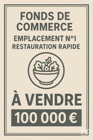Restauration rapide à vendre 50 m² Marseille 2