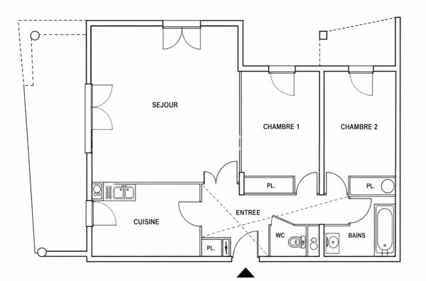 Appartement
         3 pièces
        - 74 m² 325 000 € *