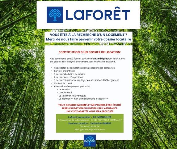 Location maison Pontault-Combault - 5 pièce(s) - 100 m² - 1 670 €/mois