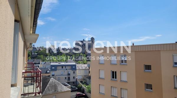 Appartement T3  Meublé de 61m2 avec balcon, parking et cave  proche Centre-ville, proche Jacobins, vu sur la cathédrale