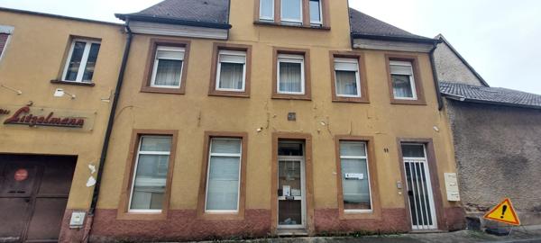 Appartement 99 m²,RDC,  centre ville