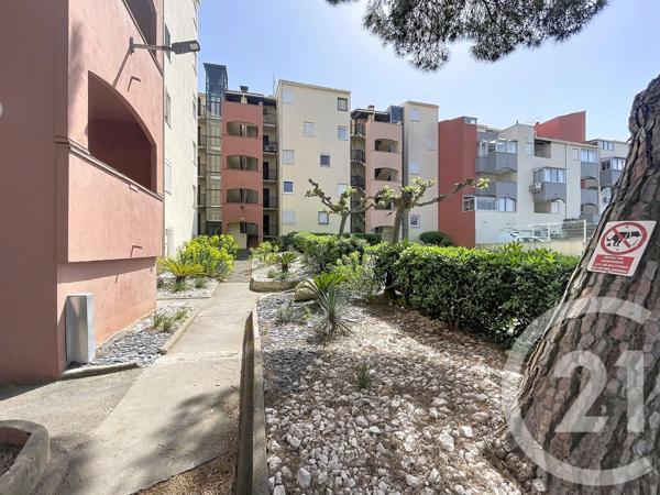 Appartement Studio Cabine à vendre  1 pièce - 24,10 m 2   LE CAP D AGDE  - 34
