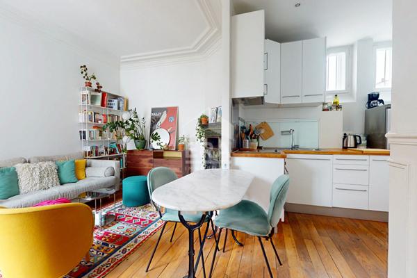 Appartement 2 pièces coup de coeur Batignolles