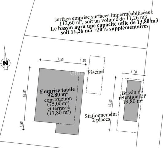 Terrain à bâtir villa avec piscine avec Permis accordé