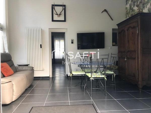 Maison de ville 115 m², 5 pièces, 3 chambres, garage et jardin