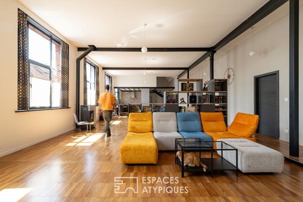Loft dans une ancienne usine textile