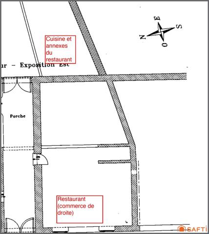 Nantes - Murs Commerciaux de 91 m2 loué jusqu'au 30/08/2030