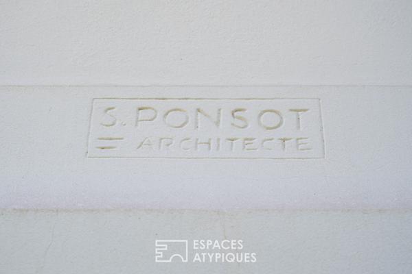 Maison d’architecte avec jardin dans le centre ville