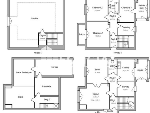 Location Maison 7 pièces 194 m² - 14 RUE DES JESUITES Strasbourg 67100
