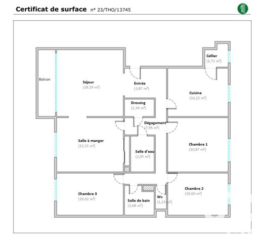 Appartement à vendre 5 pièces 96 m² Villecresnes