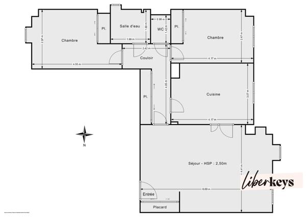 Appartement T3 dans une résidence d'exception à LAMORLAYE