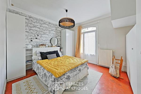 Belle meulière rénovée par un architecte d’intérieur et son jardin méditerranéen