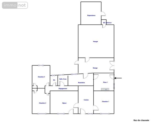 Maison à vendre à La Chapelle-Saint-Sauveur en Loire-Atlantique (44370), ref : 49019-3382