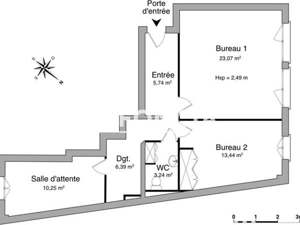Location Appartement 2 pièces 62.13 m² - 25-27 RUE DU ONZE NOVEMBRE Vienne 38200