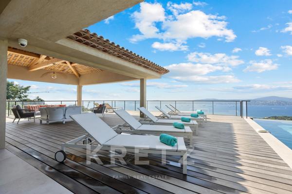 Grimaud - Villa contemporaine vue mer