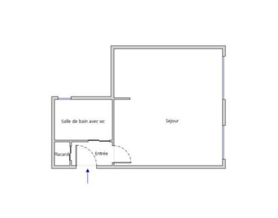 Studio à vendre 26,59 m² Paris 18
