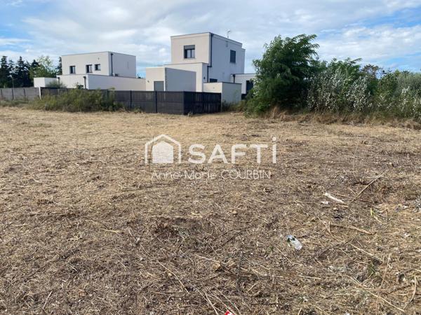 Serignan proche mer Terrain constructible viabilisé 176000€