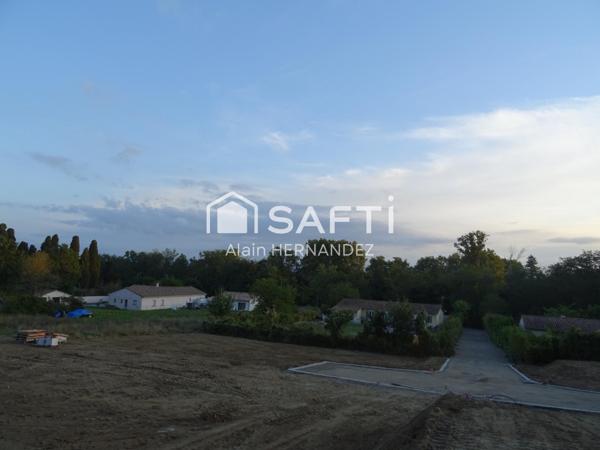 Terrain viabilisé- orienté sud