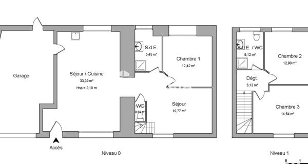 Location Maison 4 pièces 107.3 m² - Saint-broladre 35120