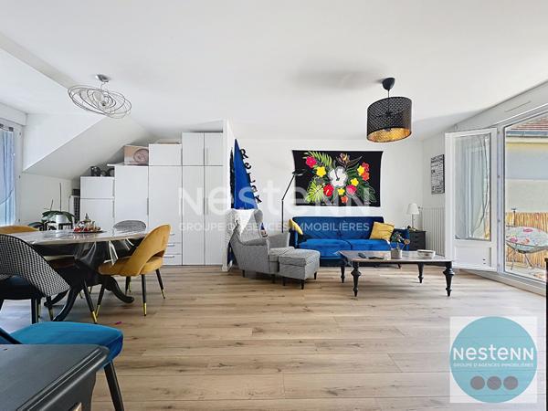 Appartement avec terrasses et garage / 91m² / 3 chambres / parfait état / Blois