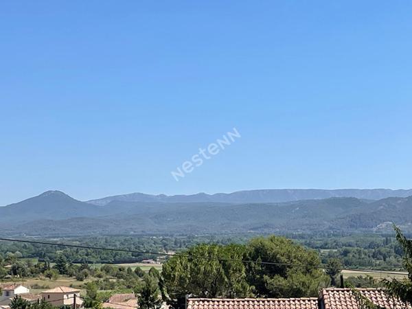 Terrain constructible à Pertuis, vue dégagée et panoramique sur la Sainte Victoire, plain-pied ou R+1