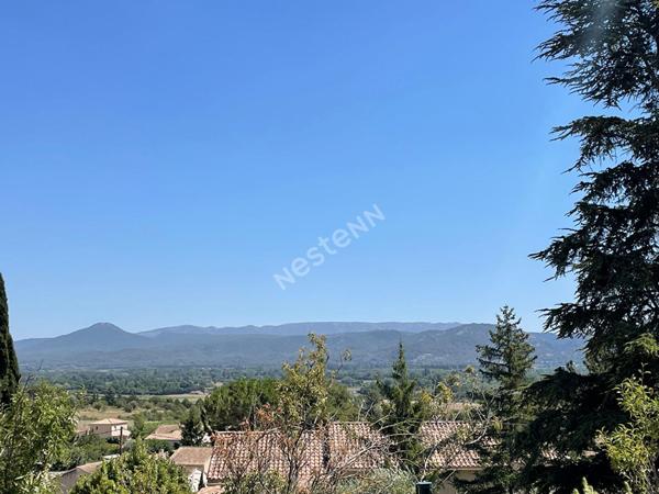 Terrain constructible à Pertuis, vue dégagée et panoramique sur la Sainte Victoire, plain-pied ou R+1